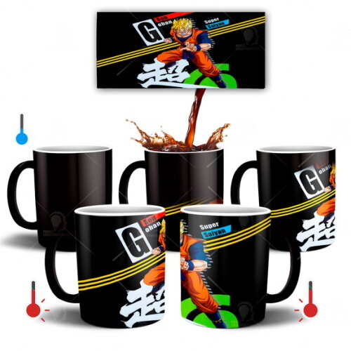 Caneca Mágica Dragon Ball Z Gohan do Futuro