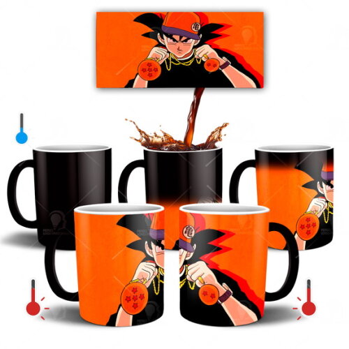 Caneca Mágica Dragon Ball Z Goku