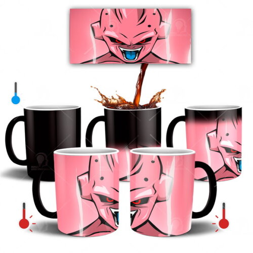 Caneca Mágica Dragon Ball Z Majin Boo Kid Mod 001