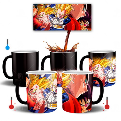 Caneca Mágica Dragon Ball Z Vegeta super sayajin