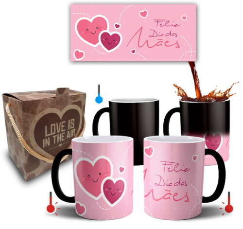 Caneca Mágica Feliz Dia Das Mães - Mod 014