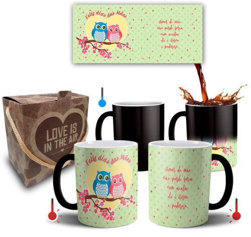Caneca Mágica Feliz Dia Das Mães - Mod 047