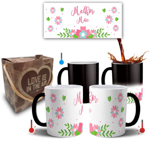 Caneca Mágica Feliz Dia Das Mães - Mod 051