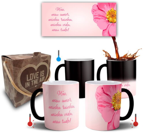 Caneca Mágica Feliz Dia Das Mães - Mod 048