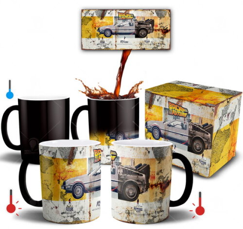 Caneca Mágica Filme De Volta Para O Futuro Vintage