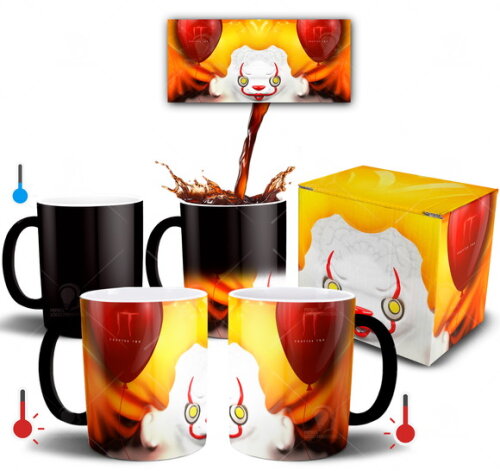 Caneca Mágica Filme It A Coisa Pennywis Estampa 3d + Caixa