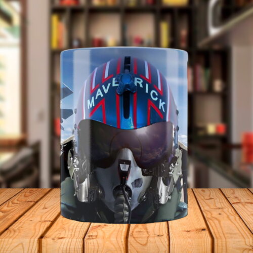 Caneca Mágica Filme Top Gun Maverick Tom Cruise com Nome