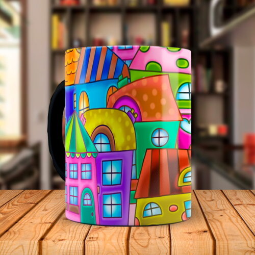 Caneca Mágica Florida Feliz dia das Mães
