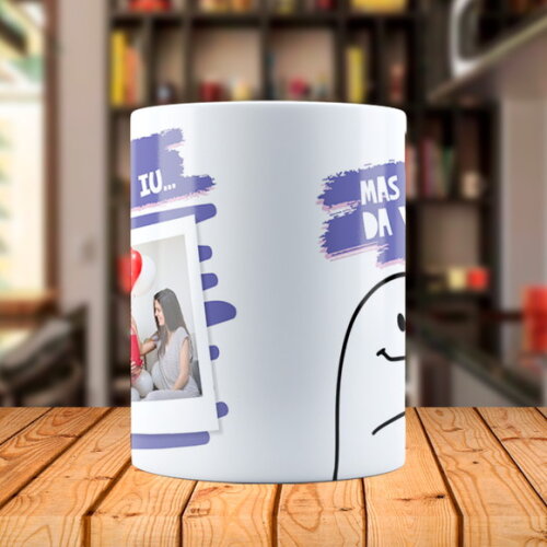 Caneca Mágica Flork Namorados Presente com Foto