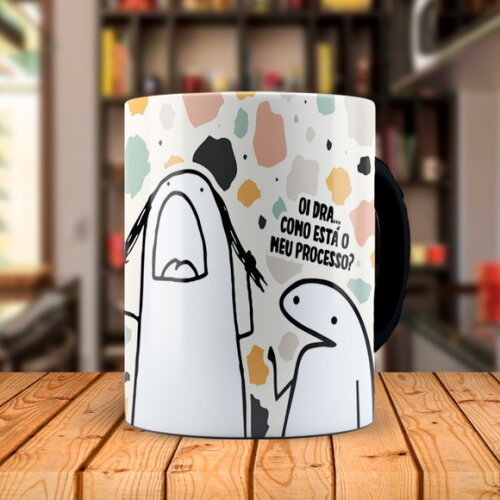 Caneca Mágica Flork Profissão Direito com Nome