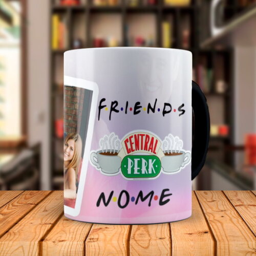 Caneca Mágica Friends Série Personalizada com Nome