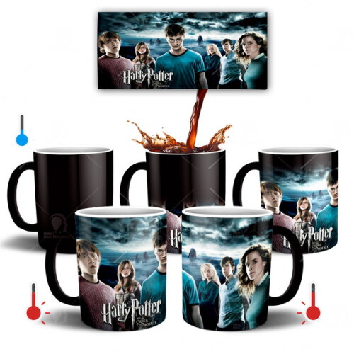 Caneca Mágica Harry Potter Ordem da Fênix