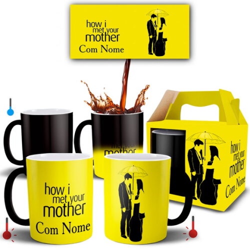 Caneca Mágica How I Met Your Mother Seriado Série com Nome