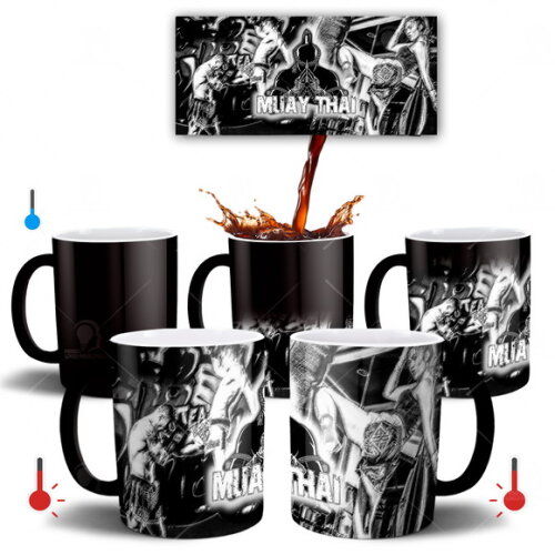 Caneca Mágica Luta Muay Thai