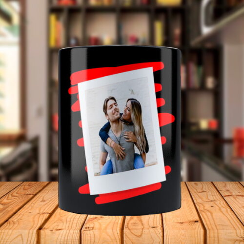 Caneca Mágica Melhor Namorada do Mundo com Foto e Nome