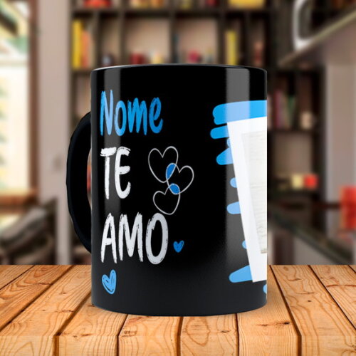 Caneca Mágica Melhor Namorado do Mundo com Foto e Nome