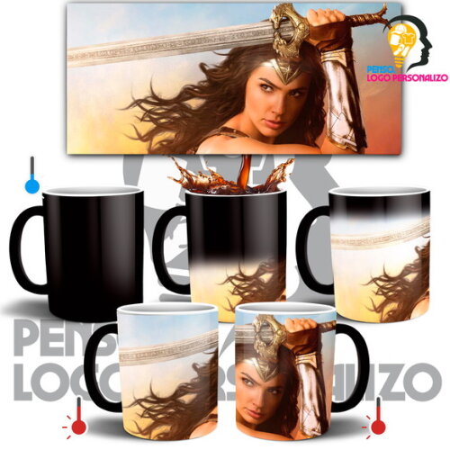 Caneca Mágica Mulher Maravilha Filme Wonder Woman #003
