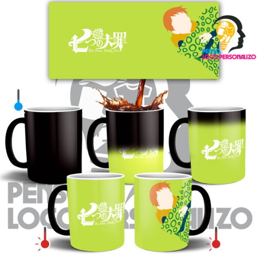 Caneca Mágica Nanatsu No Taizai King + Caixa Mod 004
