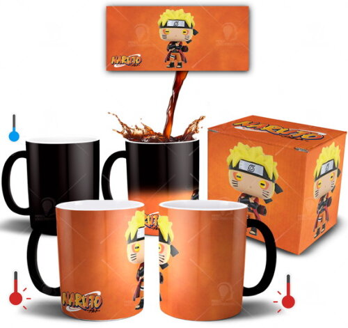 Caneca Mágica Naruto Shippuden Modo sennin Funko + Caixinha