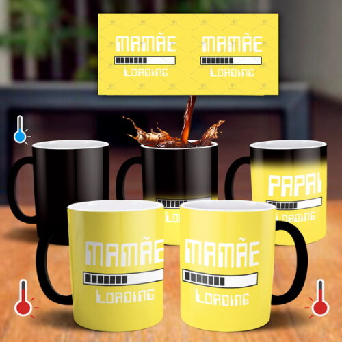 Caneca mágica Nascimento Promovida a Mamãe- Mod 001