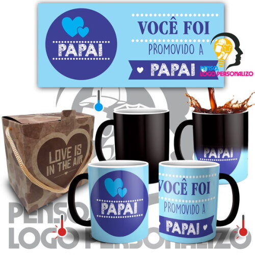 Caneca Mágica Nascimento promovido a Papai + Caixinha