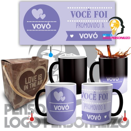 Caneca Mágica Nascimento promovido a Vovô + Caixinha