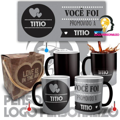 Caneca Mágica Nascimento promovido a Titio + Caixinha