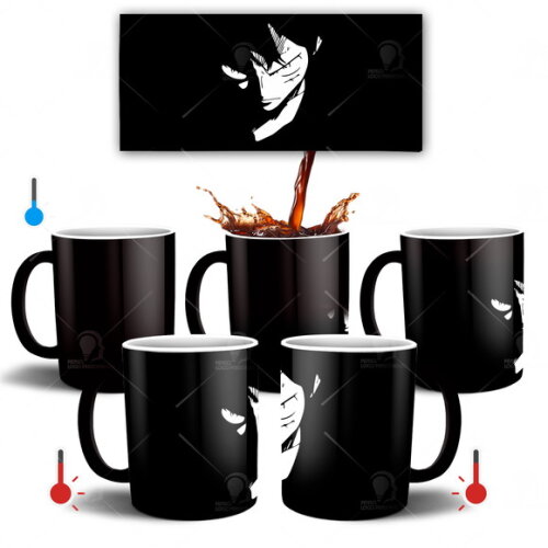 Caneca Mágica One Piece Monkey D. Ruffy, O Chapéu de Palha