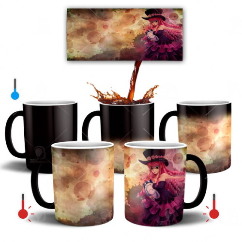 Caneca Mágica One Piece Perona Princesa Fantasma