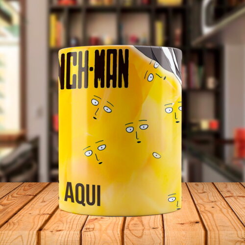 Caneca Mágica one punch Saitama com Nome