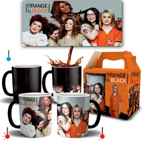 Caneca Mágica Orange Is the New Black Série + Caixinha