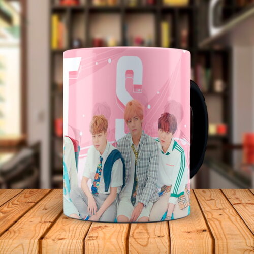 Caneca Mágica Personalizada Bts Bt21 com Nome