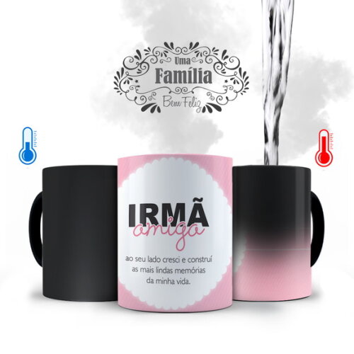 Caneca Mágica Personalizada irmã Amiga