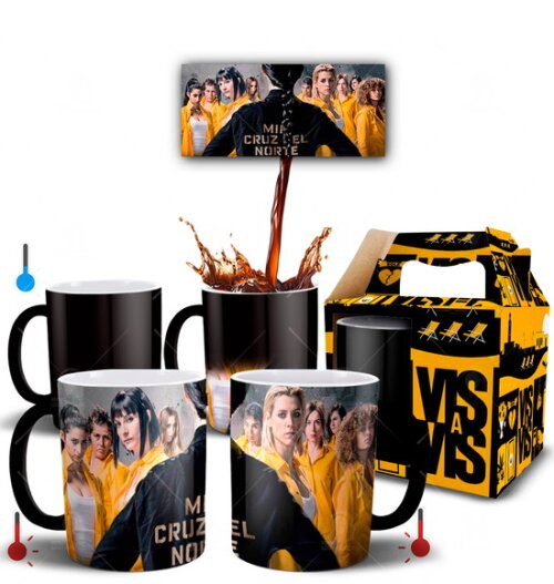 Caneca Mágica personalizada Série Vis a Vis + Caixa