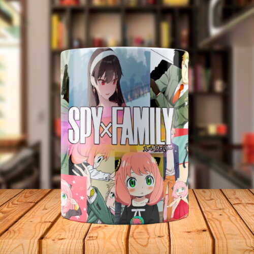 Caneca Mágica Personalizada Spy × Family com Nome