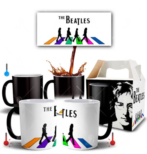 Caneca Mágica Personalizada The Beatle s - Mod 006
