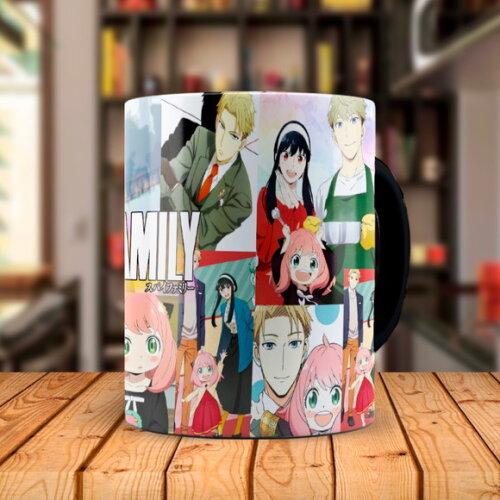 Caneca Mágica Personalizada Spy × Family com Nome
