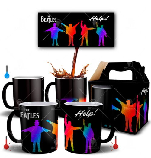 Caneca Mágica Personalizada The Beatle s - Mod 003