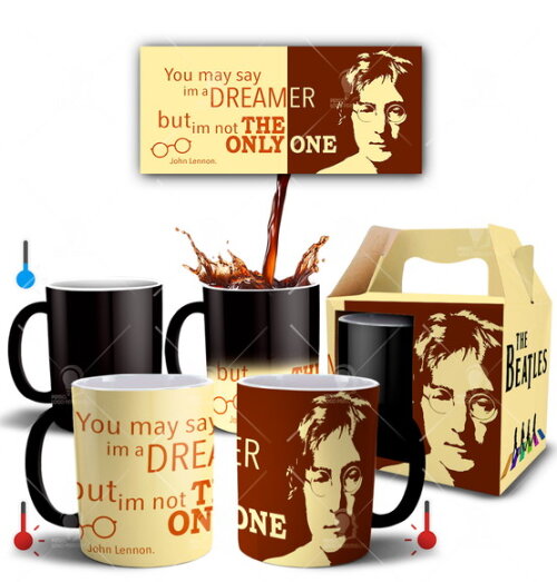 Caneca Mágica Personalizada The Beatle s - Mod 005