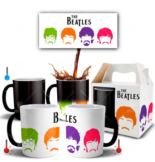 Caneca Mágica Personalizada The Beatle s - Mod 004
