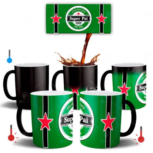 Caneca Mágica Presente DIa dos Pais Super Pai