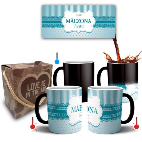 Caneca Mágica Presente Mãe Mãezona + Caixa - Mod 046