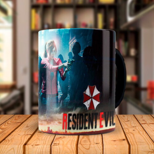 Caneca Mágica Resident Evil + Kit Personalizado com Nome