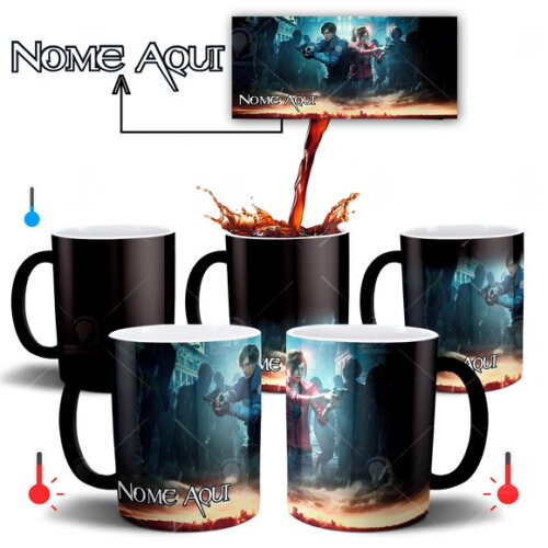Caneca Mágica Resident Evil 2 com Nome