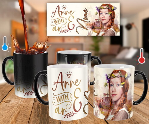 Caneca Mágica Série Anne With An e com Nome Personalizado