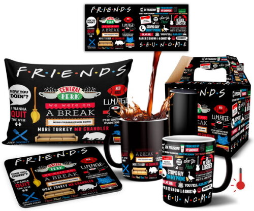 Caneca Mágica Série Friends + KIT Personalizado com Nome