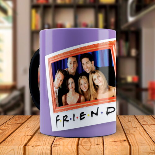 Caneca Mágica Série Friends com Nome Personalizado