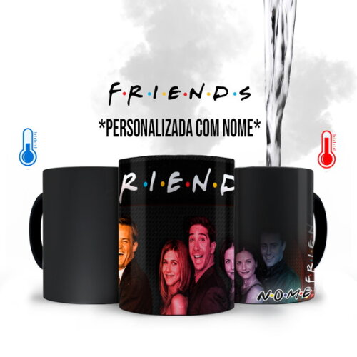 Caneca Mágica Série Friends Personalizada com Nome