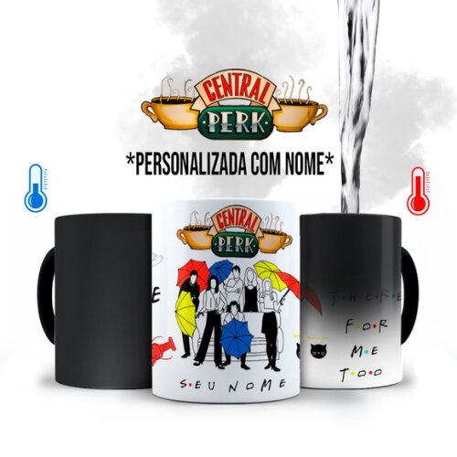 Caneca Mágica Série Friends Personalizado com Nome