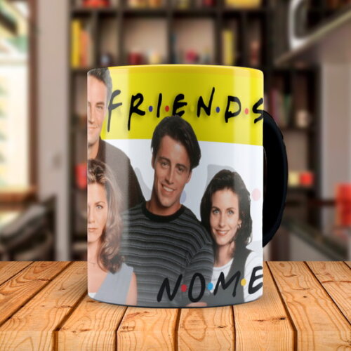Caneca Mágica Série Friends Personalizado com Nome